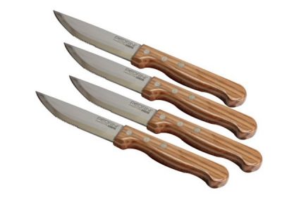 coltello bistecca legno